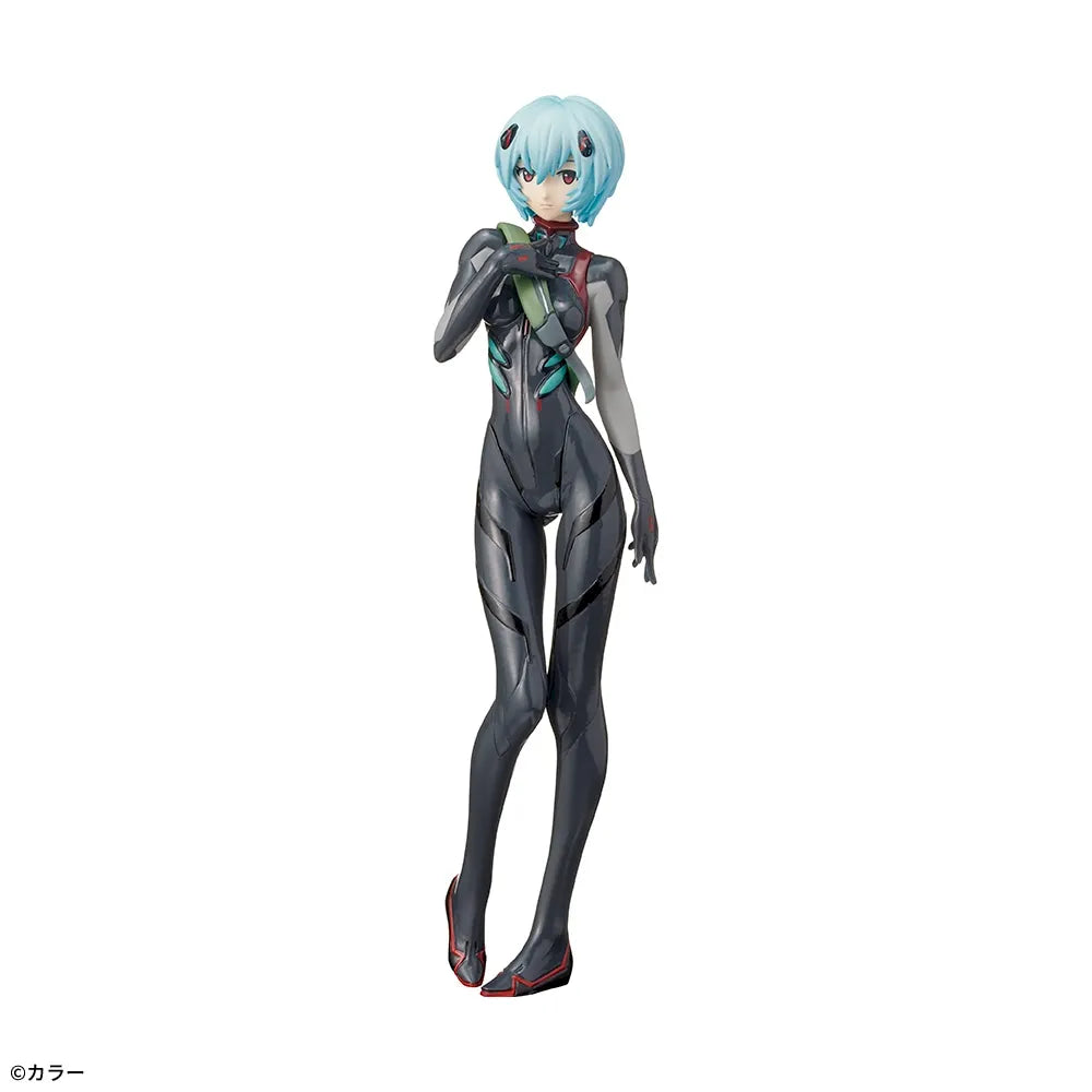 Sega Prize Evangelion: 3.0+1.0 Thrice Upon a Time Rei Ayanami Tentative Name Black Plugsuit Ver. Super Premium Figure main product photo