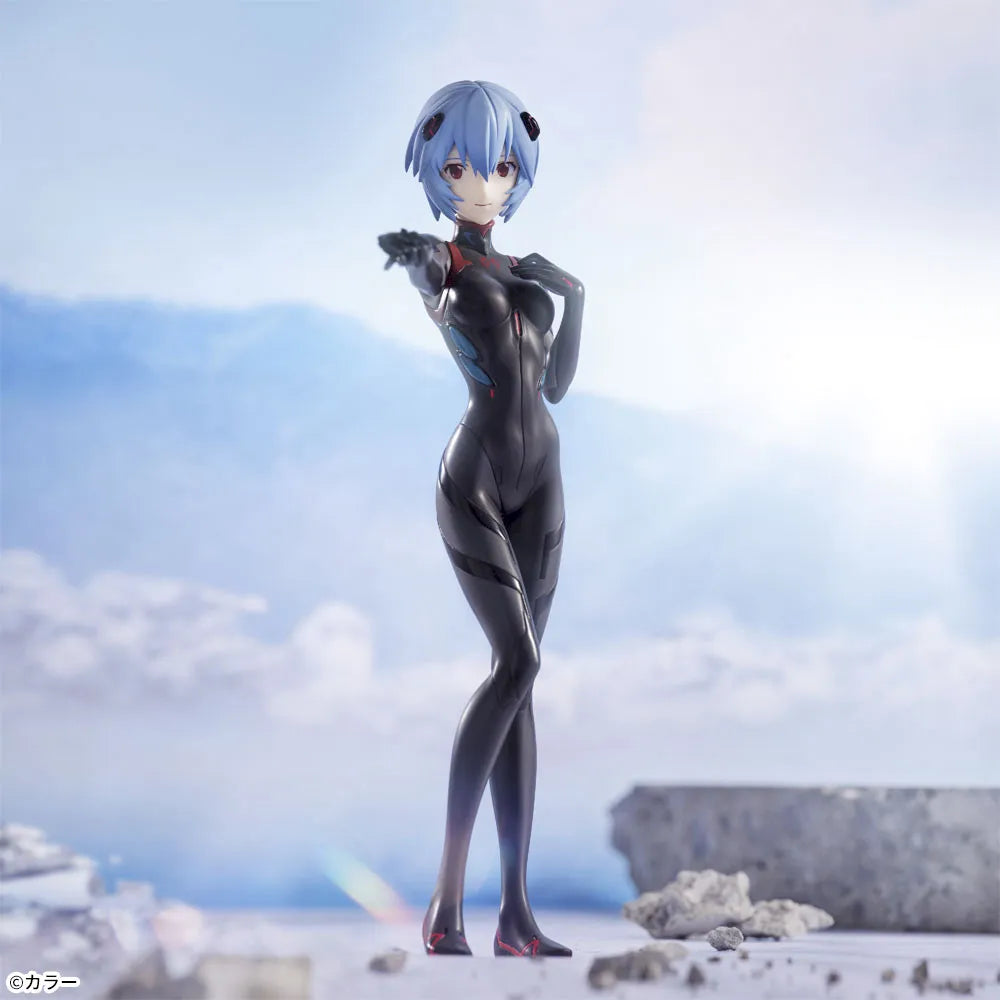 Sega Prize Evangelion: 3.0+1.0 Thrice Upon a Time Rei Ayanami Tentative Name Hand Over Ver. Super Premium Figure main product photo