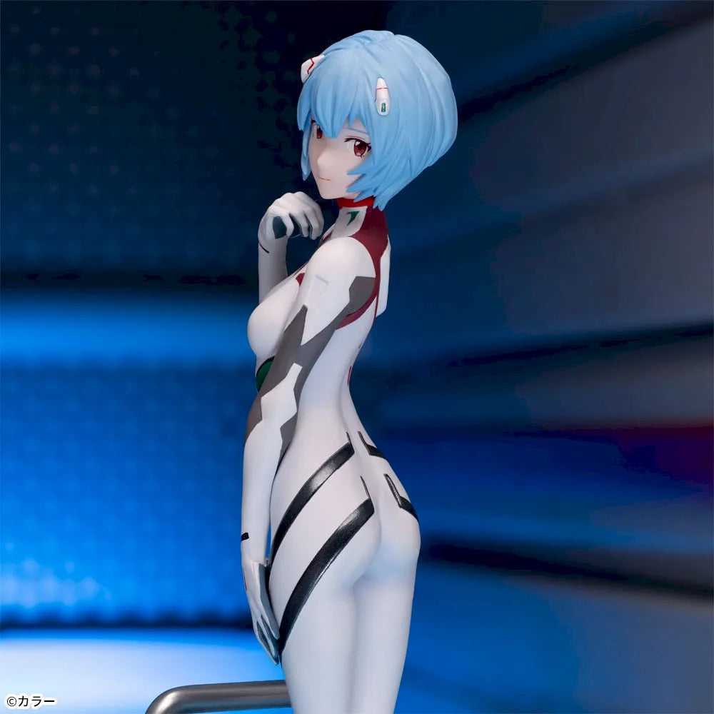 Sega Prize Evangelion: 3.0+1.0 Thrice Upon a Time Rei Ayanami Tentative Name White Plugsuit Ver. Luminasta Figure alternate product photo 3
