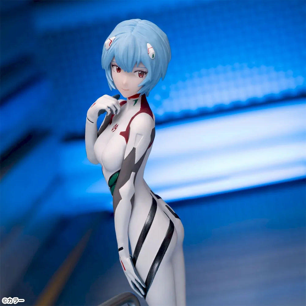 Sega Prize Evangelion: 3.0+1.0 Thrice Upon a Time Rei Ayanami Tentative Name White Plugsuit Ver. Luminasta Figure alternate product photo 4