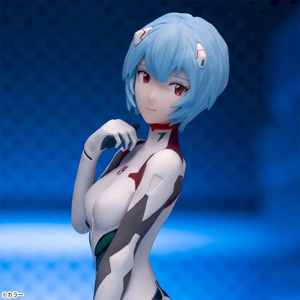 Sega Prize Evangelion: 3.0+1.0 Thrice Upon a Time Rei Ayanami Tentative Name White Plugsuit Ver. Luminasta Figure alternate product photo 5