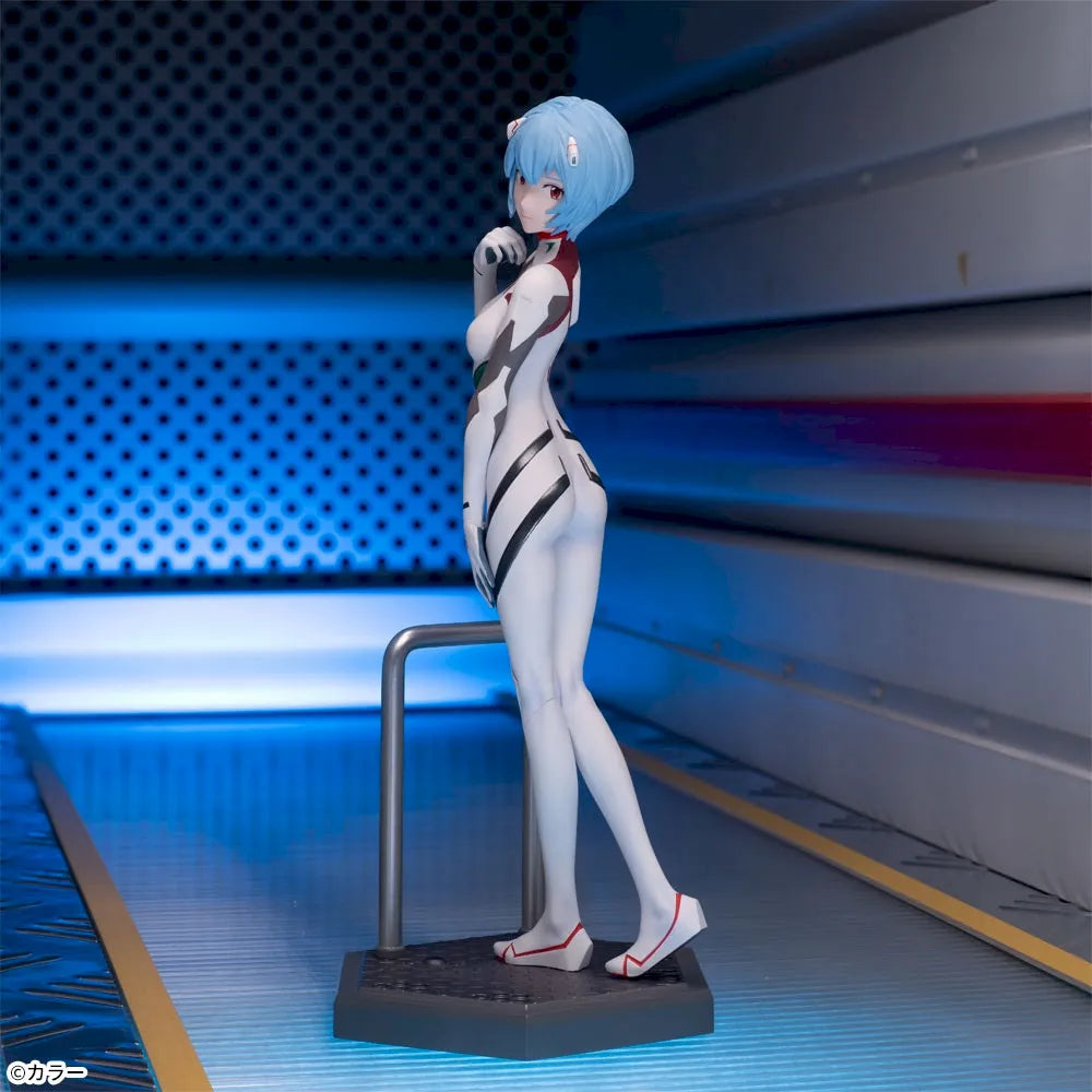 Sega Prize Evangelion: 3.0+1.0 Thrice Upon a Time Rei Ayanami Tentative Name White Plugsuit Ver. Luminasta Figure main product photo