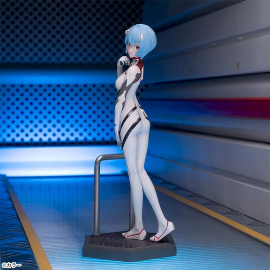 Sega Prize Evangelion: 3.0+1.0 Thrice Upon a Time Rei Ayanami Tentative Name White Plugsuit Ver. Luminasta Figure main product photo
