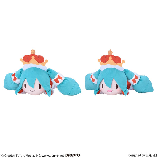 Sega Prize Hatsune Miku Christmas 2026 Fuwapuchi Nesoberi Medium Plush main product photo