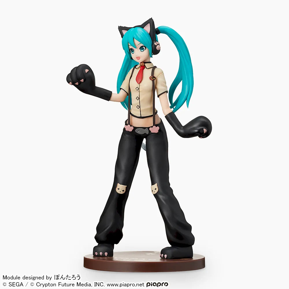 Sega Prize Hatsune Miku: Project DIVA Arcade Future Tone Hatsune Miku Nyanko Ver. Super Premium Figure alternate product photo 2