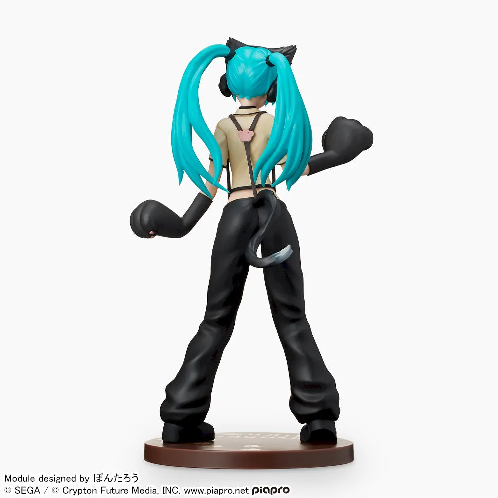 Sega Prize Hatsune Miku: Project DIVA Arcade Future Tone Hatsune Miku Nyanko Ver. Super Premium Figure alternate product photo 4