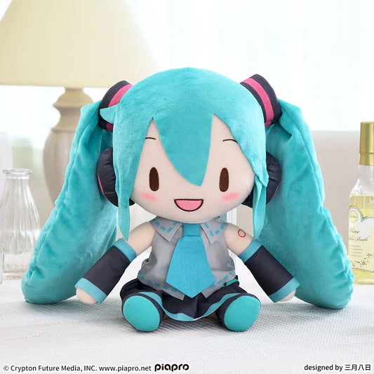Sega Prize Hatsune Miku Standard Costume Fuwapuchi Large Plush main product photo