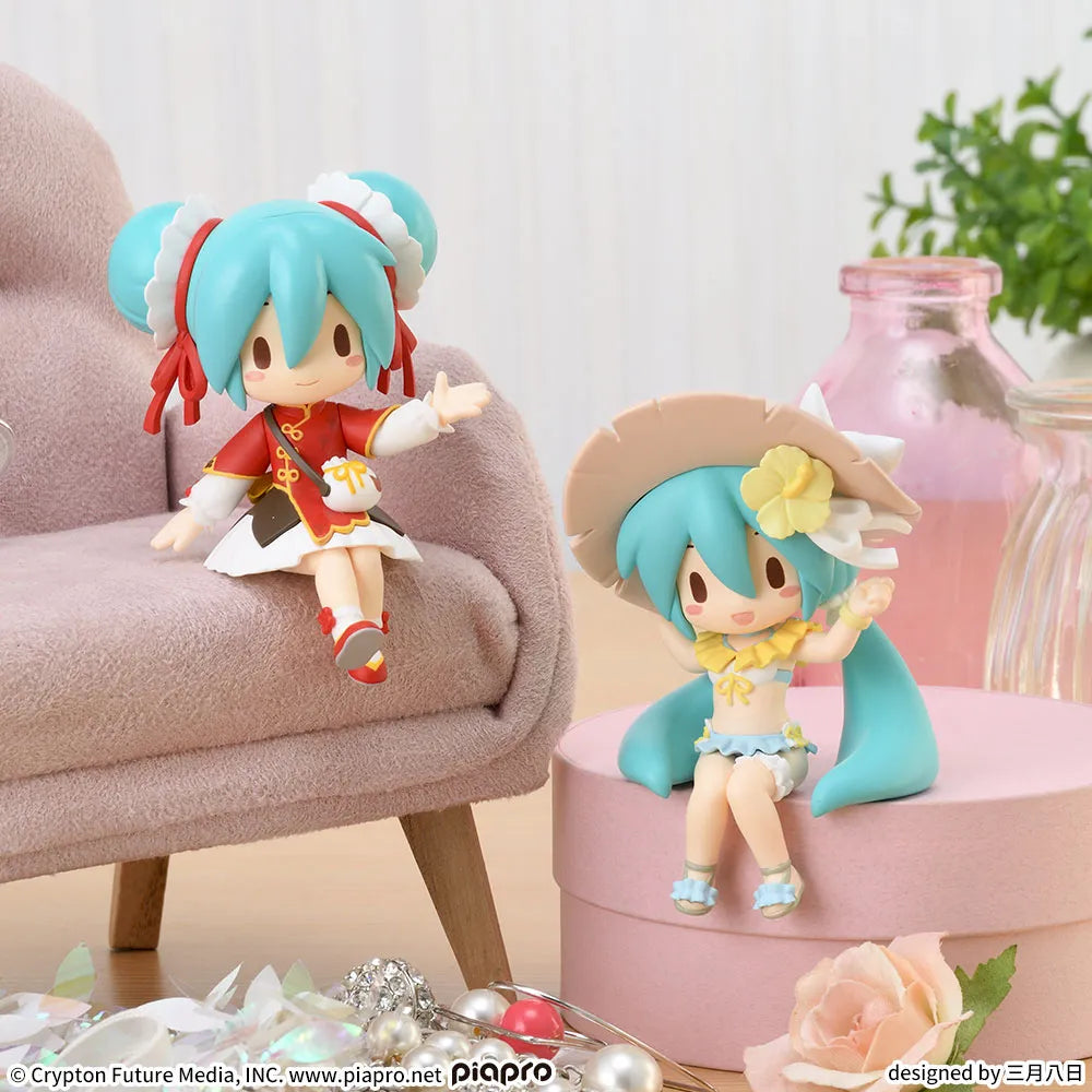 Sega Prize Hatsune Miku Vol. 2 Fuwapuchi Chokonose Mini Figure main product photo