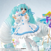 Sega Prize Hatsune Miku x Cinnamoroll Hatsune Miku White Dress Ver. Luminasta Figure alternate product photo 2