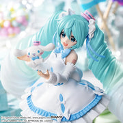 Sega Prize Hatsune Miku x Cinnamoroll Hatsune Miku White Dress Ver. Luminasta Figure alternate product photo 4