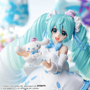 Sega Prize Hatsune Miku x Cinnamoroll Hatsune Miku White Dress Ver. Luminasta Figure alternate product photo 5