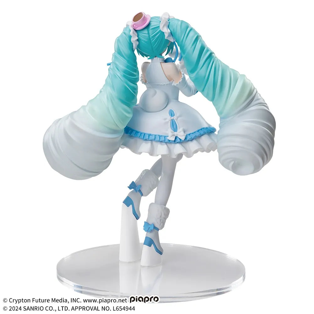 Sega Prize Hatsune Miku x Cinnamoroll Hatsune Miku White Dress Ver. Luminasta Figure alternate product photo 8