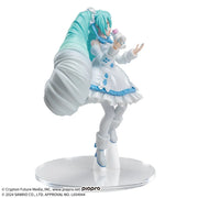 Sega Prize Hatsune Miku x Cinnamoroll Hatsune Miku White Dress Ver. Luminasta Figure alternate product photo 9