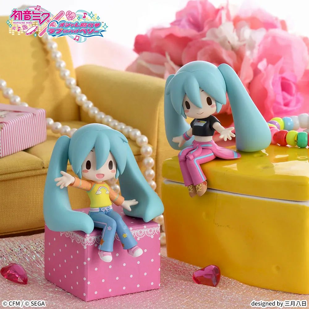 Sega Prize Hatsune Miku x Love and Berry Fuwapuchi Chokonose Mini Figure main product photo