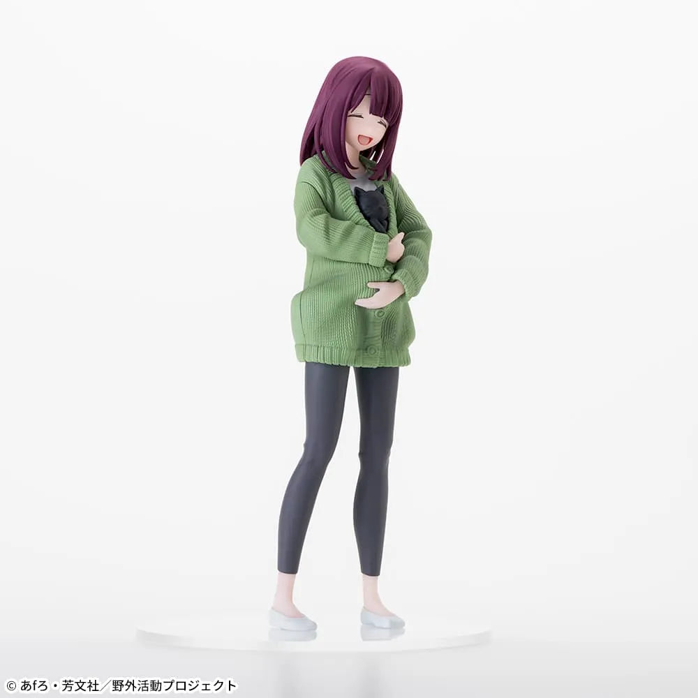 Sega Prize Laid-Back Camp Season 3 Ayano Toki with Cat Desktop x Decorate Collections Figure alternate product photo 4