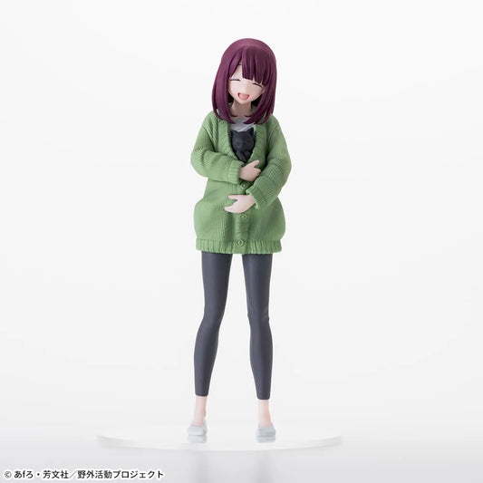 Sega Prize Laid-Back Camp Season 3 Ayano Toki with Cat Desktop x Decorate Collections Figure main product photo