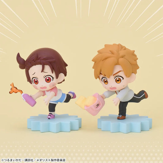 Sega Prize Medalist Inori Yuitsuka & Tsukasa Akeuraji Vol. 1 mOH!ment Figure main product photo