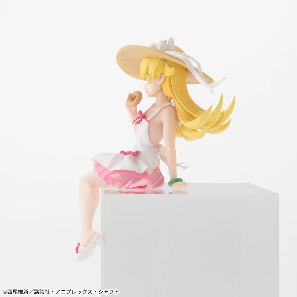 Sega Prize Monogatari Series Shinobu Oshino Eating Donut Ver. Chokonose Premium Figure alternate product photo 2