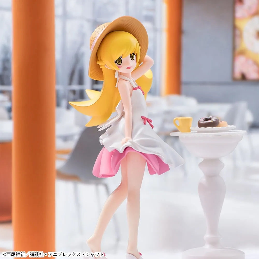 Sega Prize Monogatari Series Shinobu Oshino Straw Hat Ver. Premium Figure alternate product photo 2