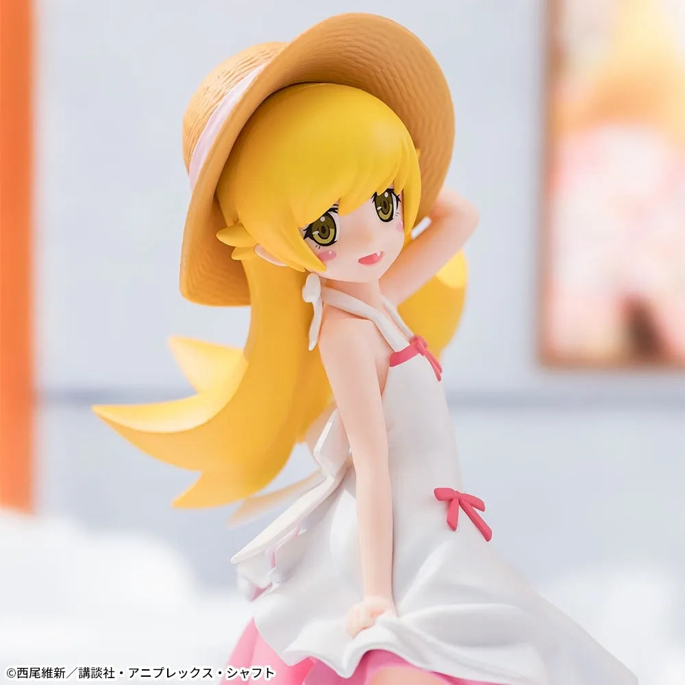 Sega Prize Monogatari Series Shinobu Oshino Straw Hat Ver. Premium Figure alternate product photo 4