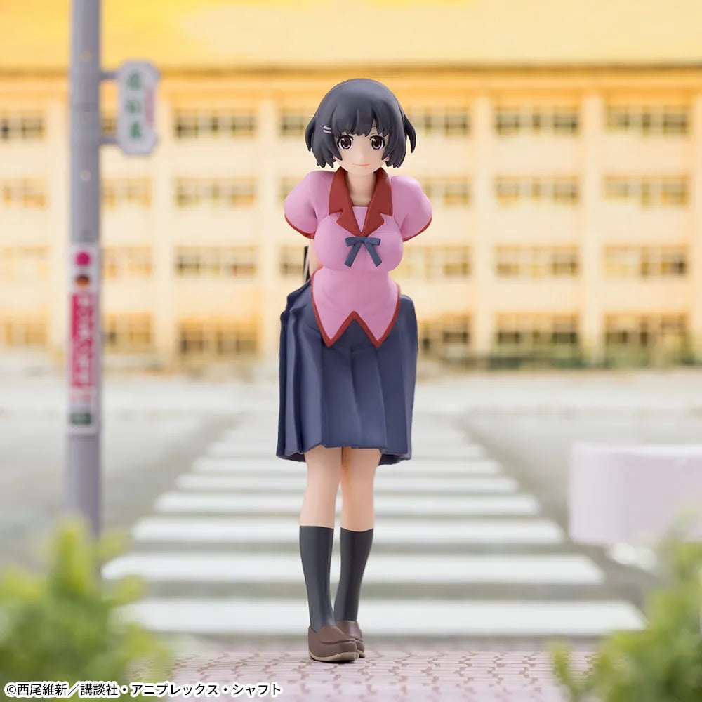 Sega Prize Monogatari Series Tsubasa Hanekawa Short Hair Ver. Premium Figure main product photo