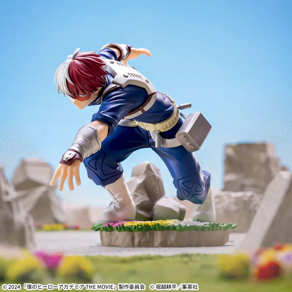 Sega Prize My Hero Academia: You're Next Shoto Todoroki Xross Link Figure main product photo