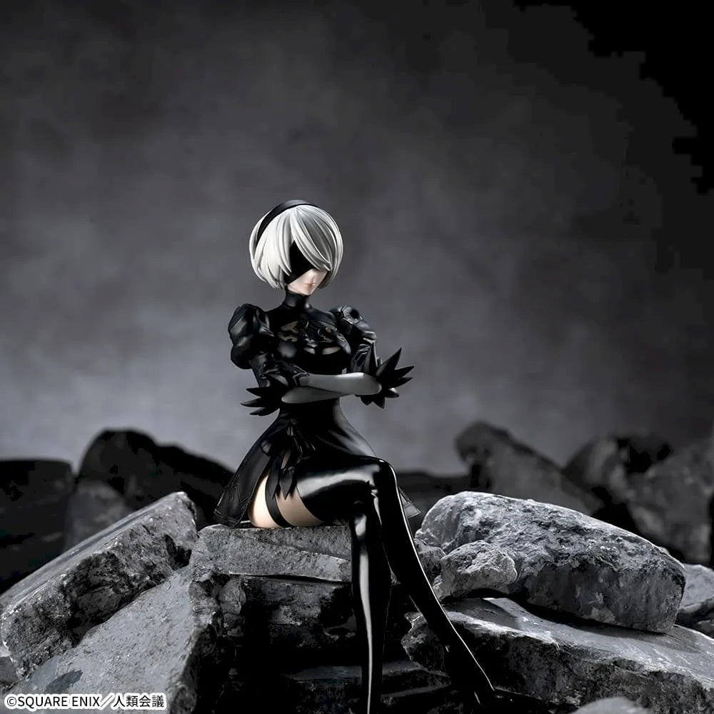 Sega Prize NieR:Automata Ver1.1a 2B Chokonose Premium Figure alternate product photo 2