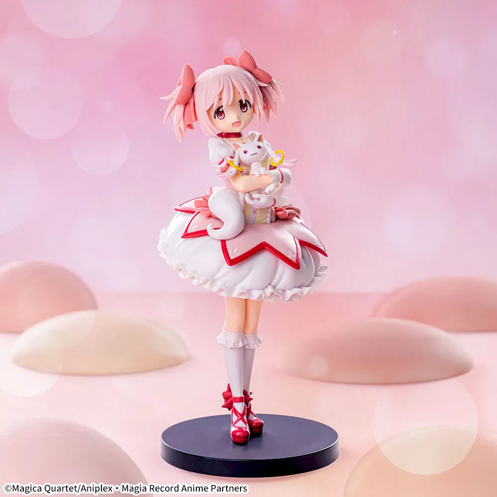 Sega Prize Puella Magi Madoka Magica Side Story: Magia Record Madoka Kaname with Kyubey Super Premium Figure main product photo