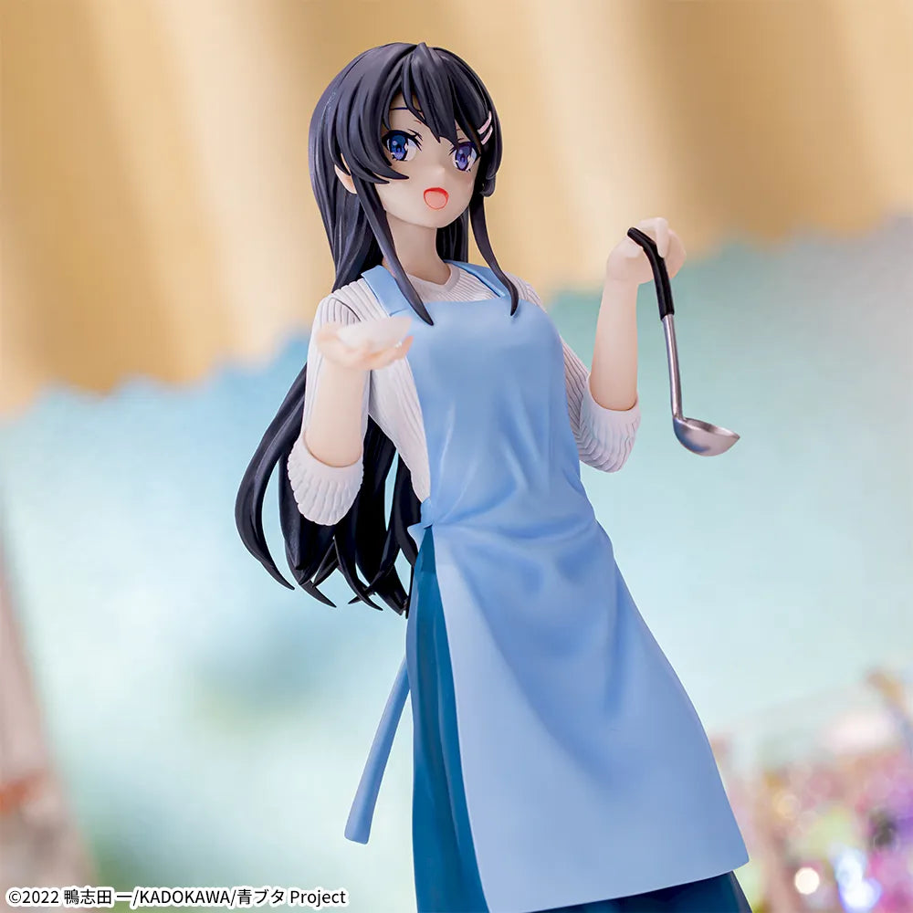Sega Prize Rascal Does Not Dream of Bunny Girl Senpai Mai Sakurajima Apron Ver. Luminasta Figure alternate product photo 3