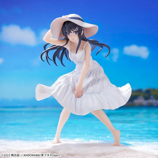 Sega Prize Rascal Does Not Dream of Bunny Girl Senpai Mai Sakurajima Summer Dress Ver. Luminasta Figure main product photo