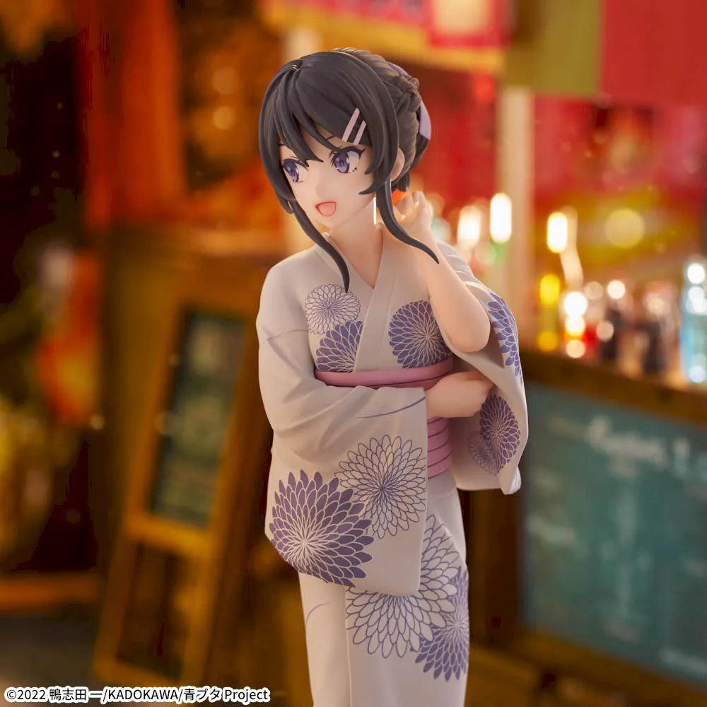 Sega Prize Rascal Does Not Dream of Bunny Girl Senpai Mai Sakurajima Yukata Ver. Luminasta Figure alternate product photo 4