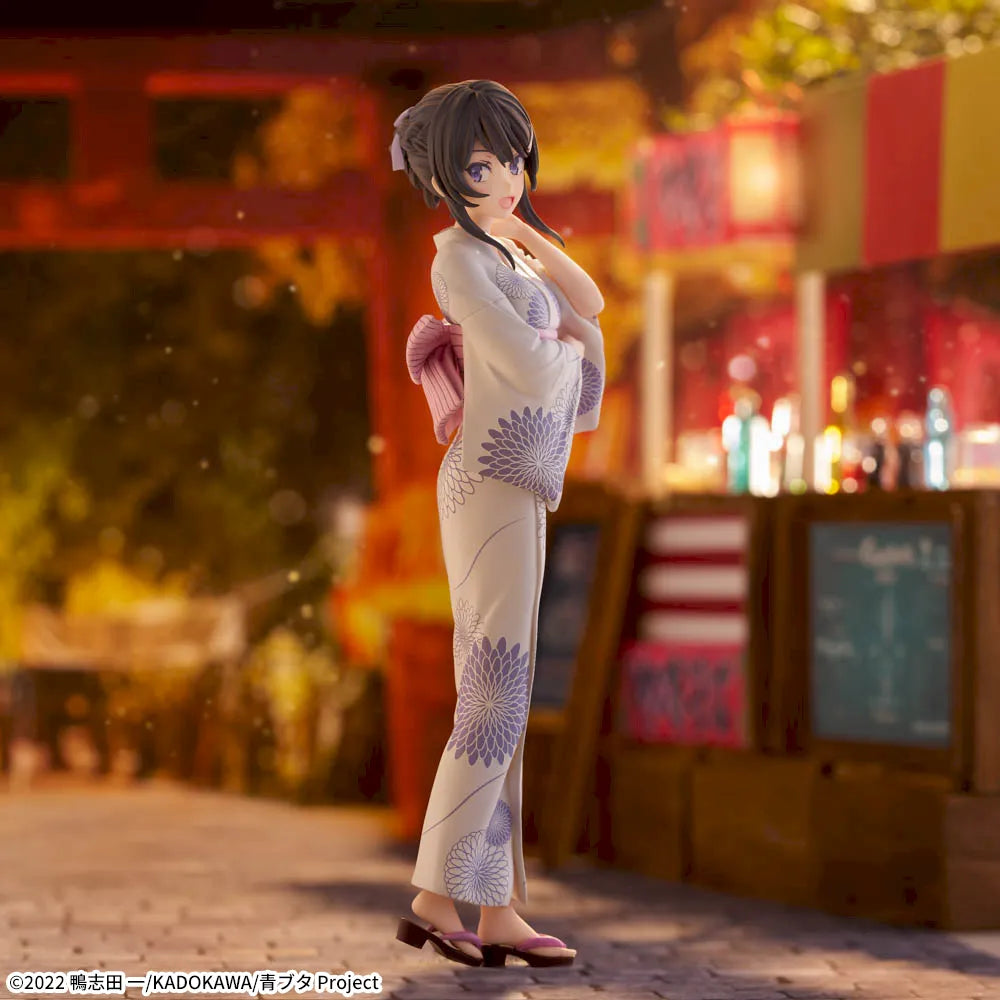 Sega Prize Rascal Does Not Dream of Bunny Girl Senpai Mai Sakurajima Yukata Ver. Luminasta Figure main product photo