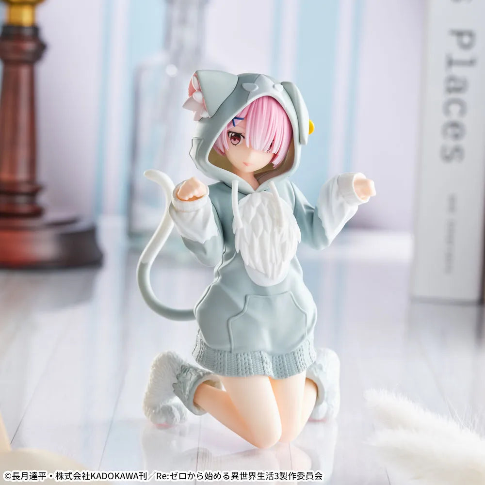 Sega Prize Re:ZERO -Starting Life in Another World- Ram Fluffy Puck Ver. Yumemirize Figure alternate product photo 2
