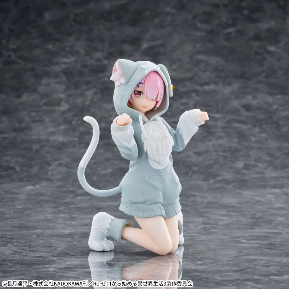 Sega Prize Re:ZERO -Starting Life in Another World- Ram Fluffy Puck Ver. Yumemirize Figure alternate product photo 6
