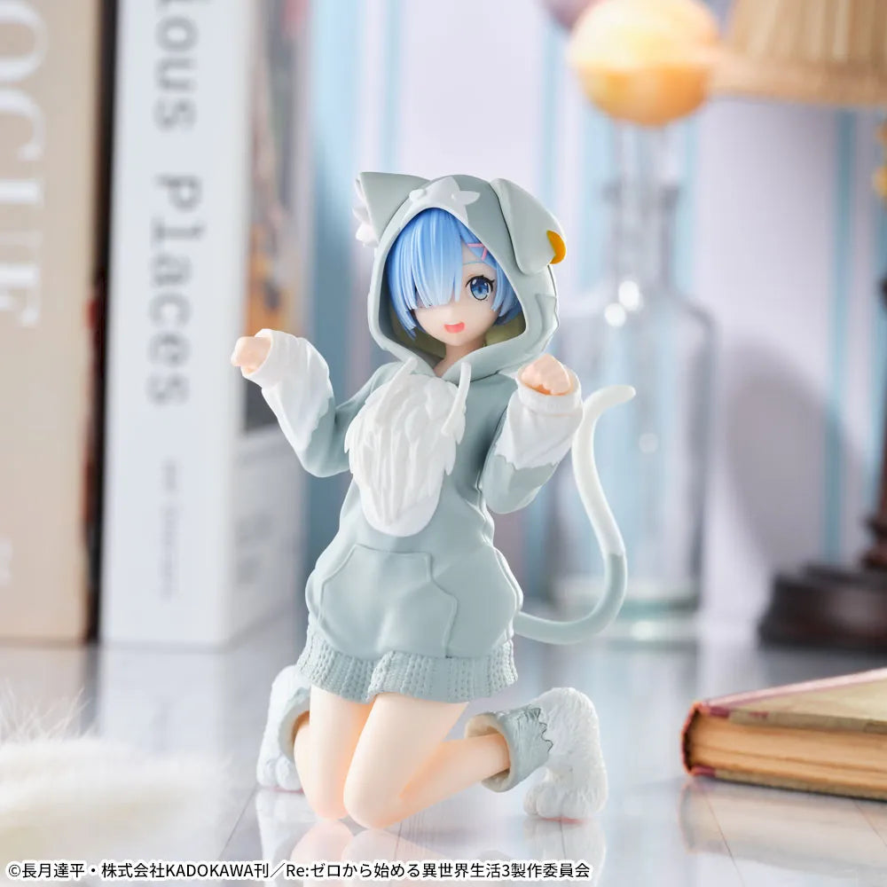 Sega Prize Re:ZERO -Starting Life in Another World- Rem Fluffy Puck Ver. Yumemirize Figure main product photo