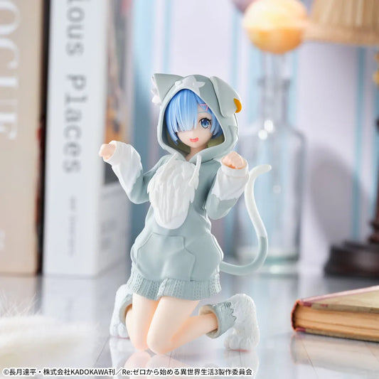 Sega Prize Re:ZERO -Starting Life in Another World- Rem Fluffy Puck Ver. Yumemirize Figure main product photo
