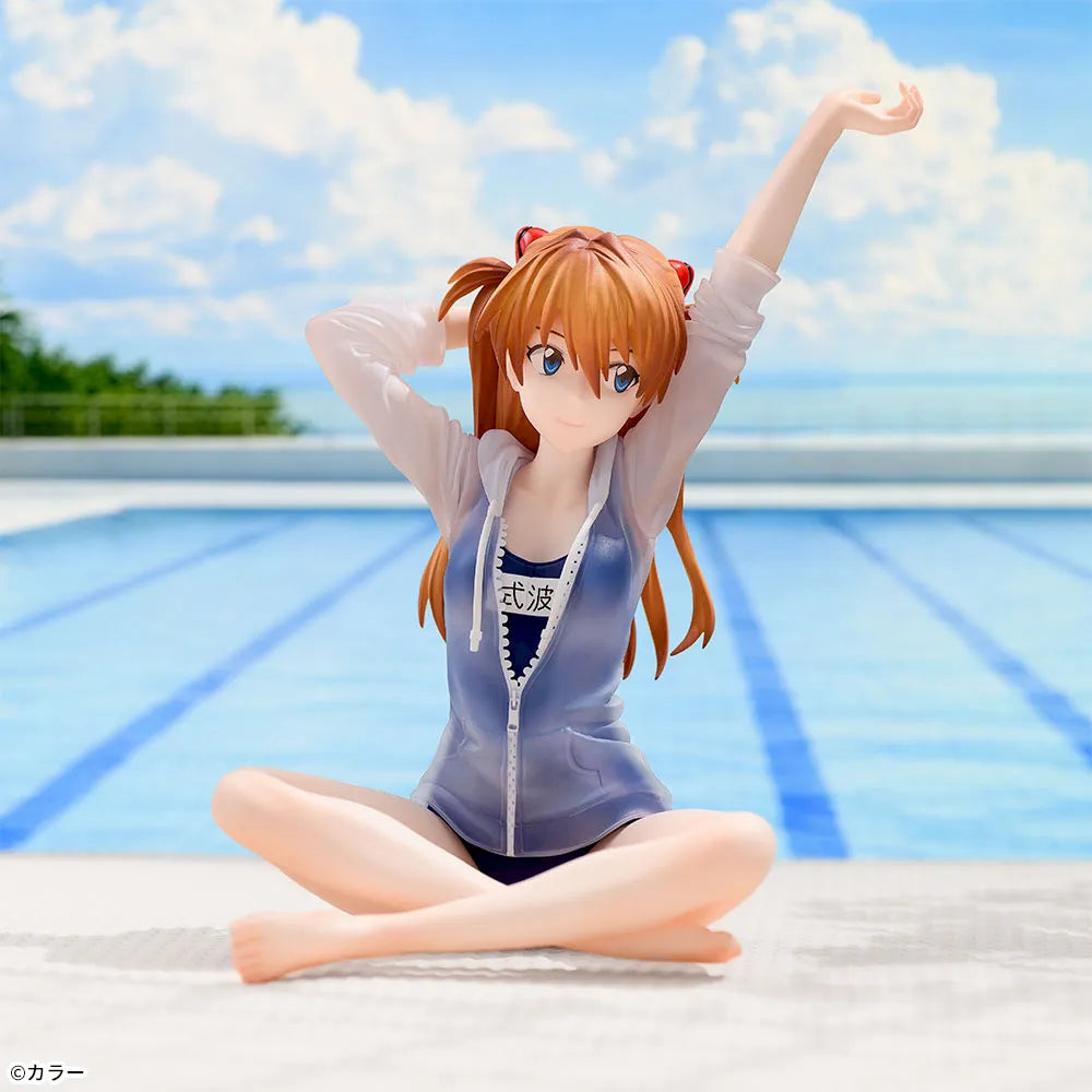 Sega Prize Rebuild of Evangelion Asuka Shikinami Langley School Swimsuit Ver. Yumemirize Figure alternate product photo 2
