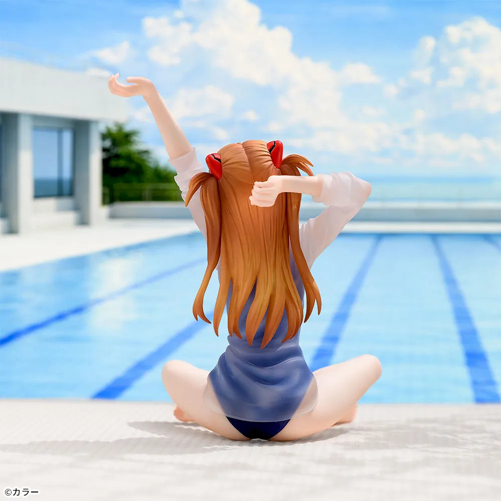Sega Prize Rebuild of Evangelion Asuka Shikinami Langley School Swimsuit Ver. Yumemirize Figure alternate product photo 3