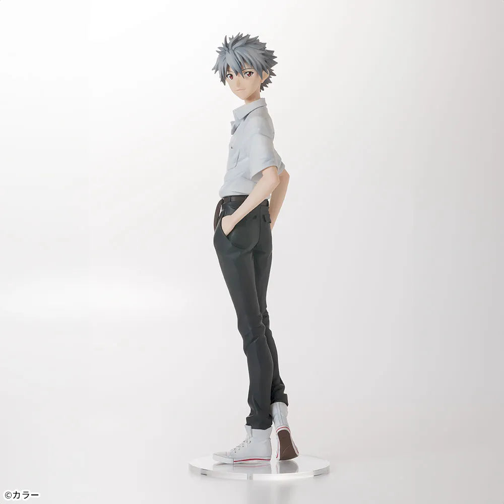 Sega Prize Rebuild of Evangelion Kaworu Nagisa School Uniform Ver. High Premium Figure main product photo
