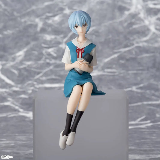 Sega Prize Rebuild of Evangelion Rei Ayanami Chokonose Premium Figure main product photo
