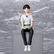 Sega Prize Rebuild of Evangelion Shinji Ikari School Uniform Ver. Chokonose Premium Figure main product photo