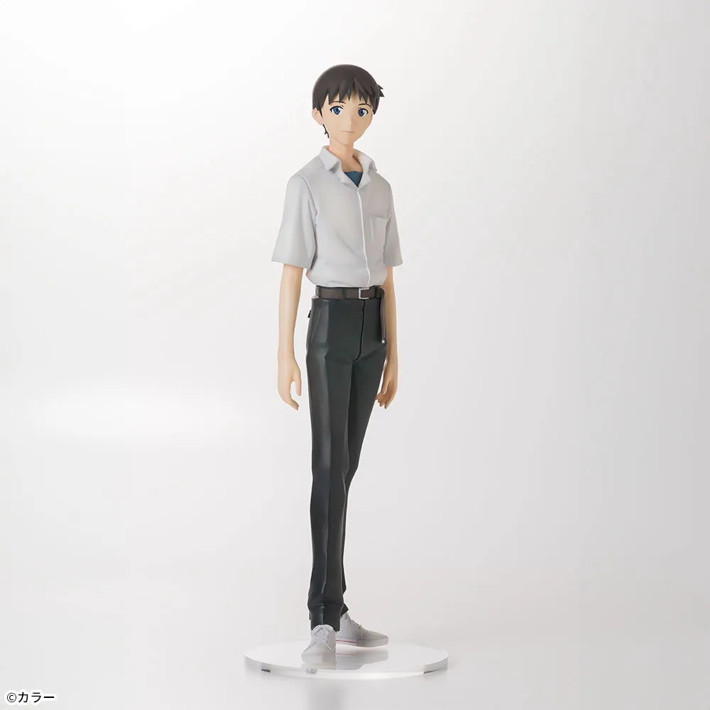Sega Prize Rebuild of Evangelion Shinji Ikari School Uniform Ver. High Premium Figure main product photo