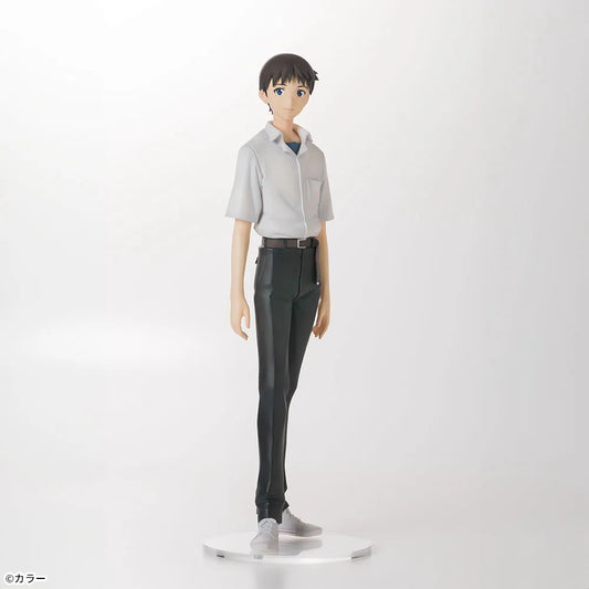 Sega Prize Rebuild of Evangelion Shinji Ikari School Uniform Ver. High Premium Figure main product photo