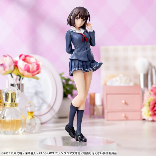 Sega Prize Saekano the Movie: Finale Megumi Kato School Uniform Ver. Luminasta Figure main product photo