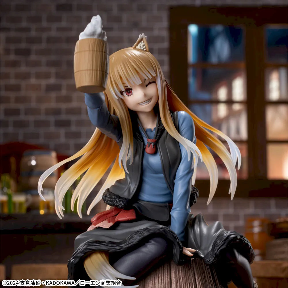 Sega Prize Spice and Wolf: Merchant Meets the Wise Wolf Holo Toasting Ver. Luminasta Figure alternate product photo 4
