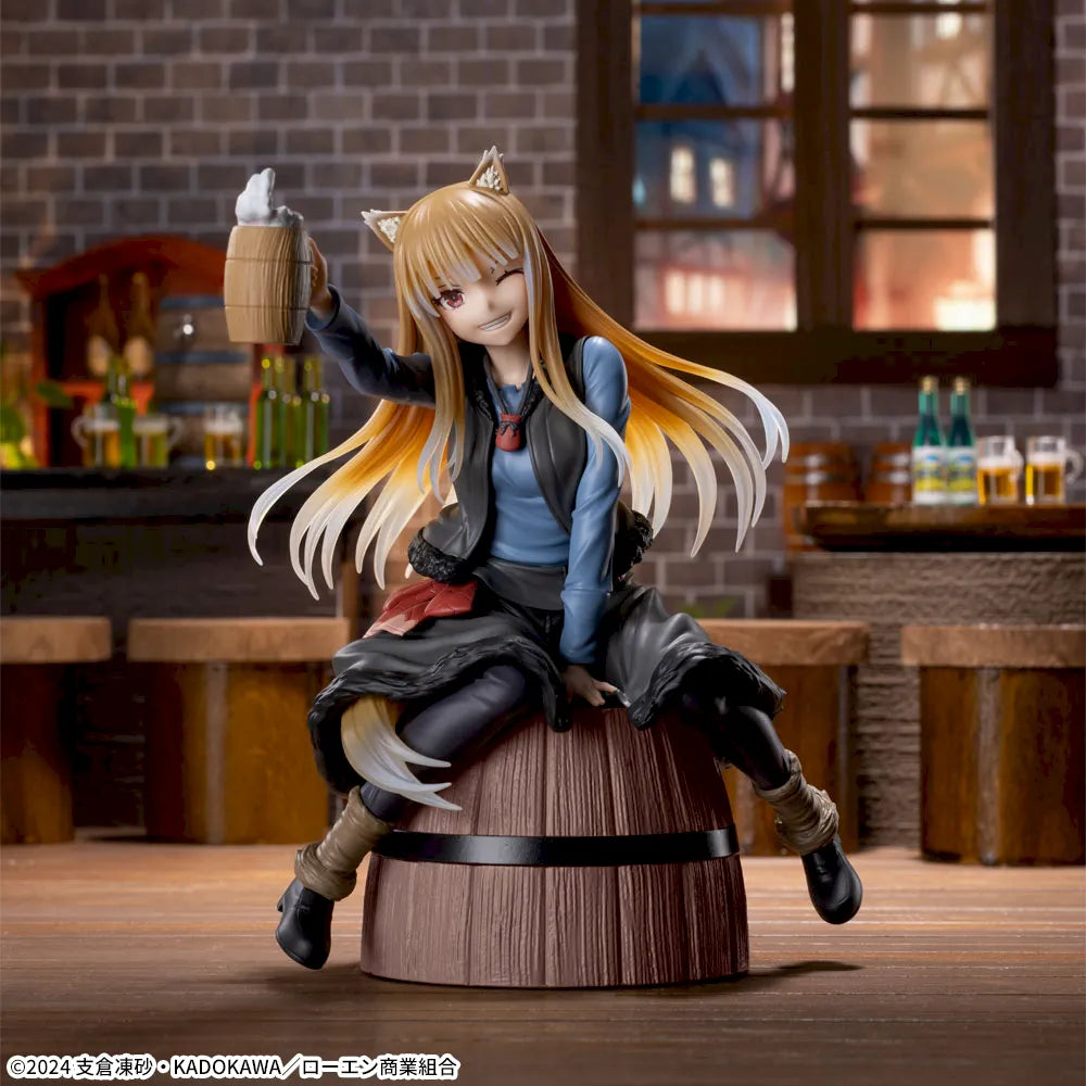 Sega Prize Spice and Wolf: Merchant Meets the Wise Wolf Holo Toasting Ver. Luminasta Figure main product photo