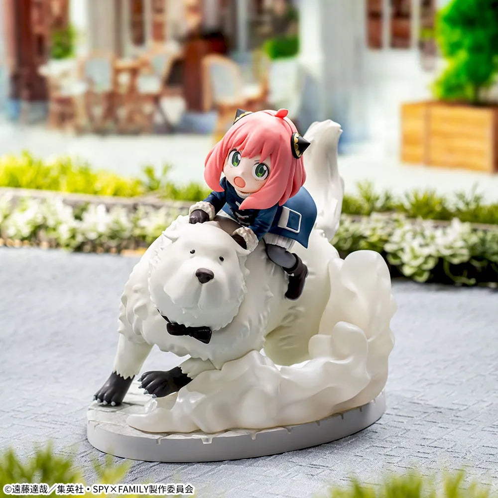 Sega Prize SPY x FAMILY Anya Forger and Bond Forger Mission Extend Ver. Luminasta Figure main product photo