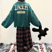 Serial Experiments Lain x KUDAN Bear Lain Revolution Knit Sweater in Dark Teal - official product photo 9