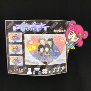 Serial Experiments Lain x KUDAN Lain Iwakura Print Memories T-Shirt in Black - official product photo 2