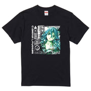 Serial Experiments Lain x messa Cyberia Layer:06 Subliminal Aurora T-Shirt in Black - official product photo 1